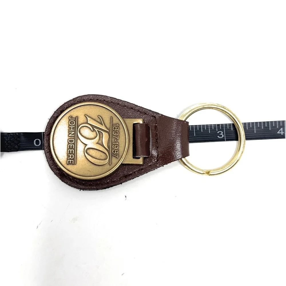 Vintage‎ 1987 Steel Plow 150th Anniversary Advertising Keychain